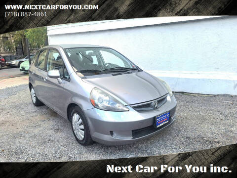 2007 Honda Fit for sale at Next Car For You inc. in Brooklyn NY