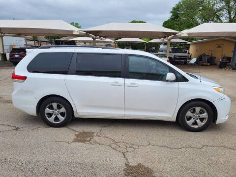 2012 Toyota Sienna for sale at A ASSOCIATED VEHICLE SALES in Weatherford TX