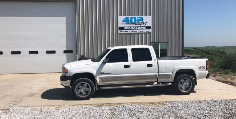2002 GMC Sierra 2500HD for sale at 402 Autos in Lindsay NE