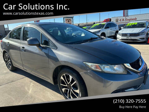 2013 Honda Civic for sale at Car Solutions Inc. in San Antonio TX