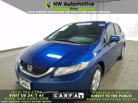 2014 Honda Civic for sale at NW Automotive Group in Cincinnati OH