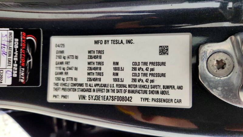 2025 Tesla Model 3 Long Range