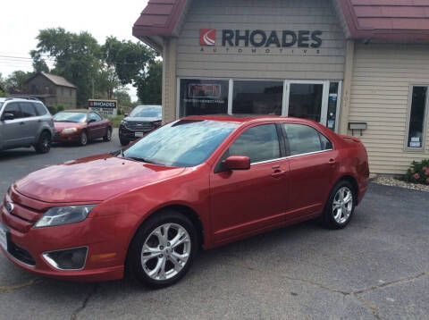 2012 Ford Fusion for sale at Rhoades Automotive Inc. in Columbia City IN