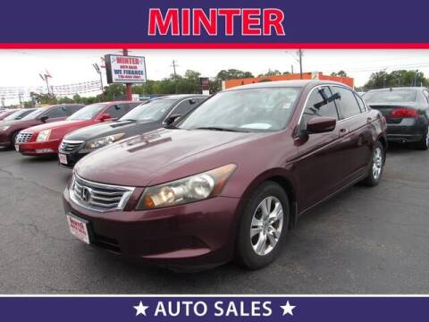 2008 Honda Accord for sale at Minter Auto Sales in South Houston TX