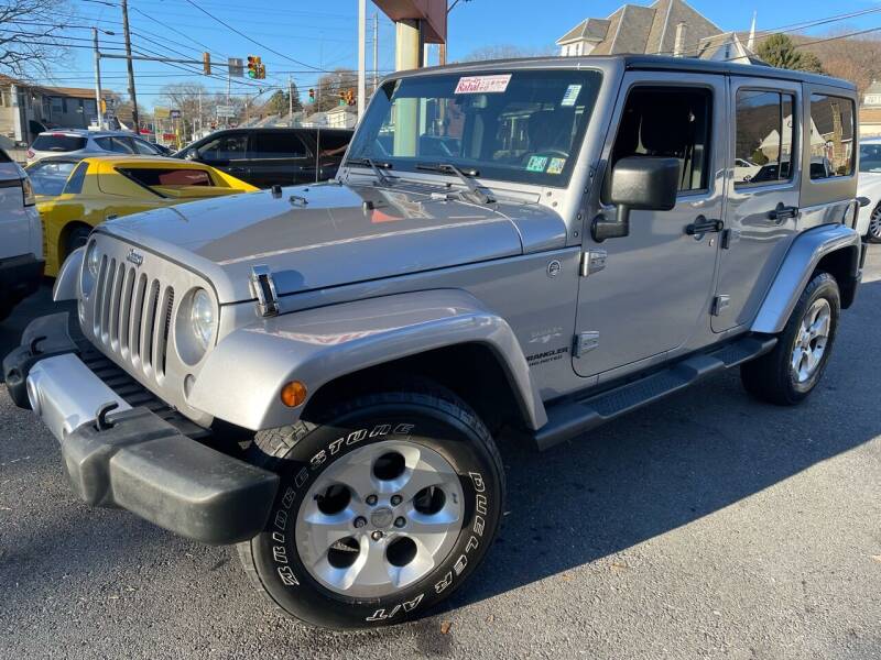 2015 Jeep Wrangler Unlimited for sale at KIM CESARE AUTO SALES in Pen Argyl PA