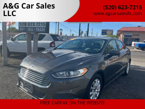 2016 Ford Fusion for sale at A&G Car Sales  LLC in Tucson AZ