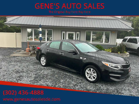 2016 Kia Optima for sale at GENE'S AUTO SALES in Selbyville DE