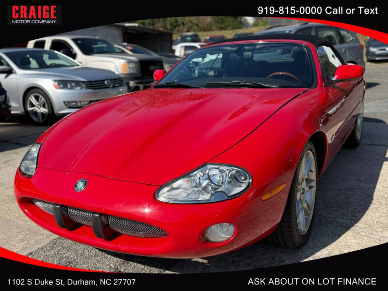 2002 Jaguar XK-Series for sale at CRAIGE MOTOR CO in Durham NC