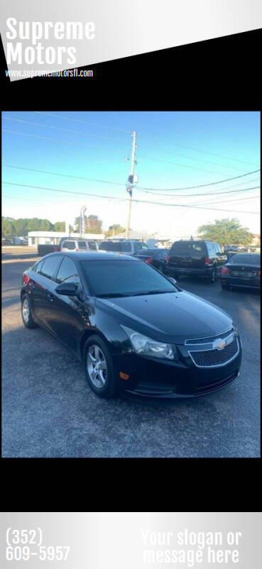 2011 Chevrolet Cruze for sale at Supreme Motors in Leesburg FL