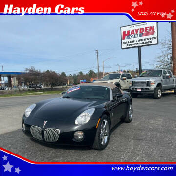 2009 Pontiac Solstice for sale at Hayden Cars in Coeur D Alene ID