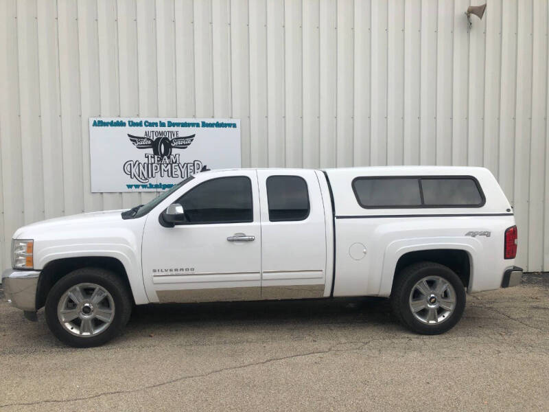 Used 2012 Chevrolet Silverado 1500 LT with VIN 1GCRKSE76CZ261152 for sale in Beardstown, IL