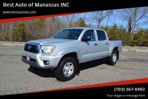 2012 Toyota Tacoma for sale at Best Auto of Manassas INC in Manassas VA