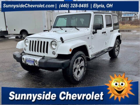 2017 Jeep Wrangler Unlimited for sale at Sunnyside Chevrolet in Elyria OH