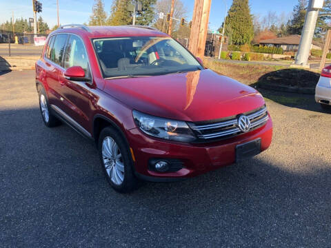 2012 Volkswagen Tiguan for sale at KARMA AUTO SALES in Federal Way WA