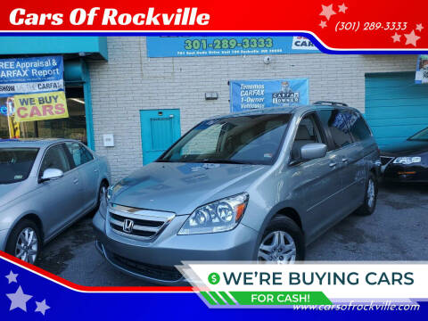 2007 Honda Odyssey for sale at Cars Of Rockville in Rockville MD