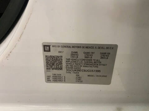 2018 Chevrolet Silverado 1500