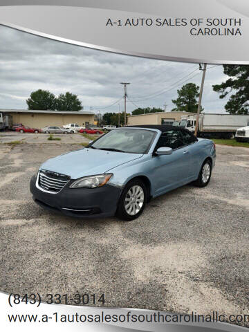 2012 Chrysler 200 for sale at A-1 Auto Sales Of South Carolina in Conway SC