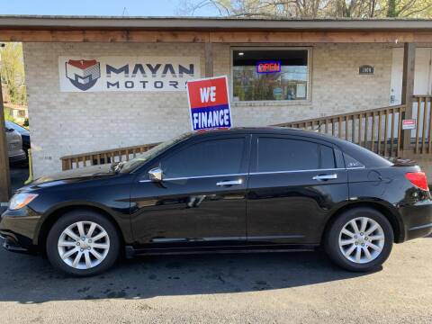 2014 Chrysler 200 for sale at Mayan Motors Easley in Easley SC