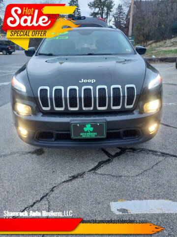 2015 Jeep Cherokee for sale at Shamrock Auto Brokers, LLC in Belmont NH