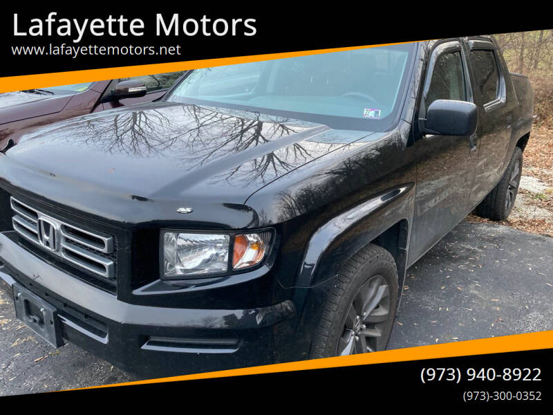 2008 Honda Ridgeline for sale at Lafayette Motors in Lafayette NJ