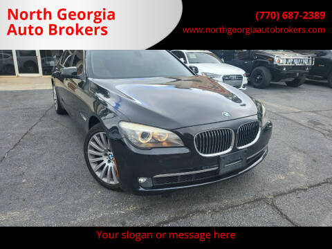 2011 BMW 7 Series for sale at North Georgia Auto Brokers in Snellville GA