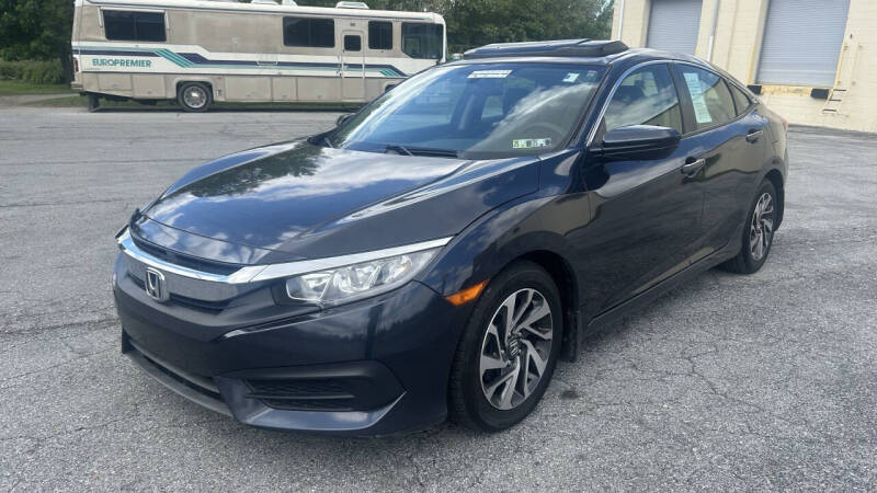 Used 2016 Honda Civic EX with VIN 19XFC2F76GE083291 for sale in New Castle, DE