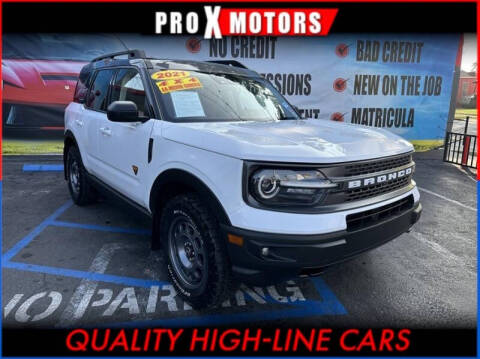 2021 Ford Bronco Sport for sale at Pro X Motors in South Gate CA