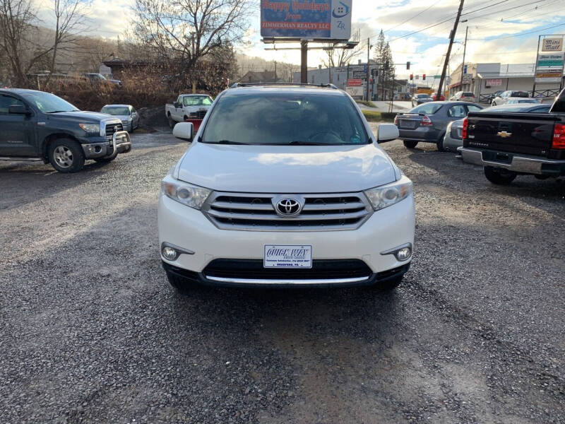 2012 Toyota Highlander for sale at QUICK WAY AUTO SALES in Bradford PA