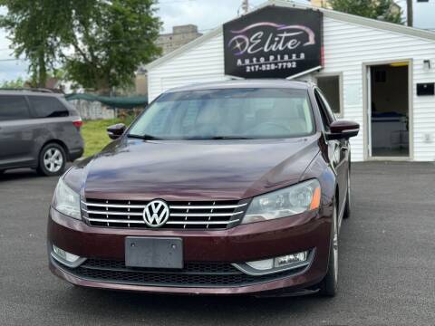 2013 Volkswagen Passat for sale at Elite Auto Plaza in Springfield IL