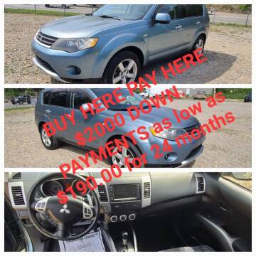 2007 Mitsubishi Outlander for sale at Steel River Preowned Auto II in Bridgeport OH