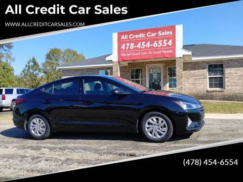 2019 Hyundai Elantra for sale at All Credit Car Sales in Milledgeville GA