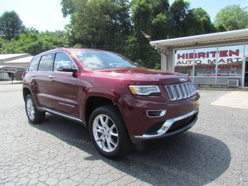 2016 Jeep Grand Cherokee for sale at Hibriten Auto Mart in Lenoir NC