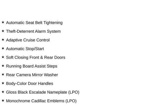 2022 Cadillac Escalade Sport Platinum