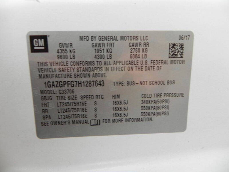 2017 Chevrolet Express LT 3500