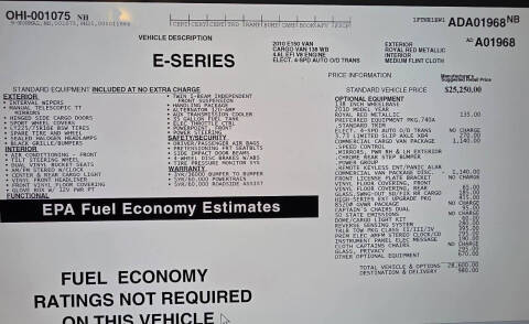 2010 Ford E-Series
