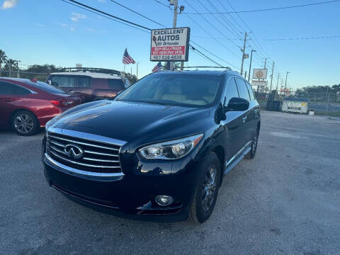 2015 Infiniti QX60 for sale at Excellent Autos of Orlando in Orlando FL