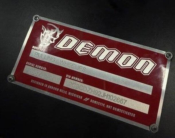 2018 Dodge Challenger SRT Demon