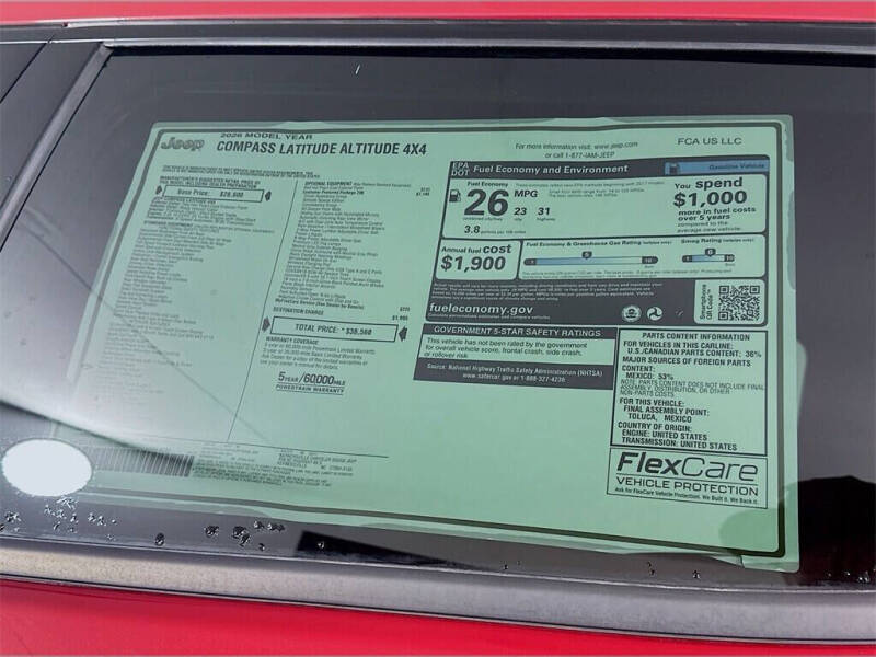 2026 Jeep Compass Latitude Altitude
