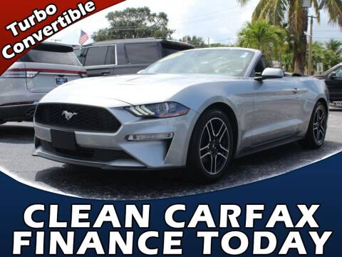 2021 Ford Mustang for sale at Palm Beach Auto Wholesale in Lake Park FL