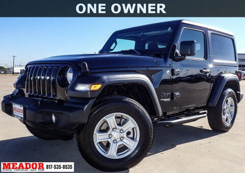 2021 Jeep Wrangler for sale at Meador Dodge Chrysler Jeep RAM in Fort Worth TX