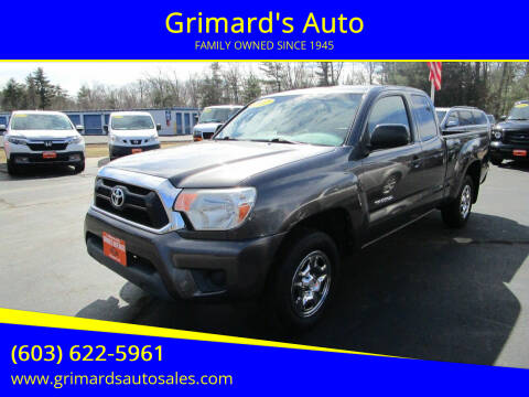 2012 Toyota Tacoma for sale at Grimard's Auto in Hooksett NH