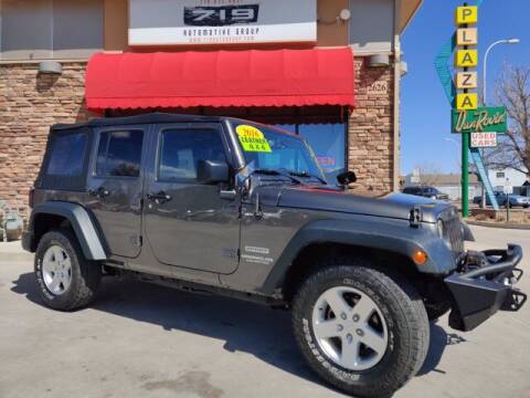 2016 Jeep Wrangler Unlimited for sale at 719 Automotive Group in Colorado Springs CO