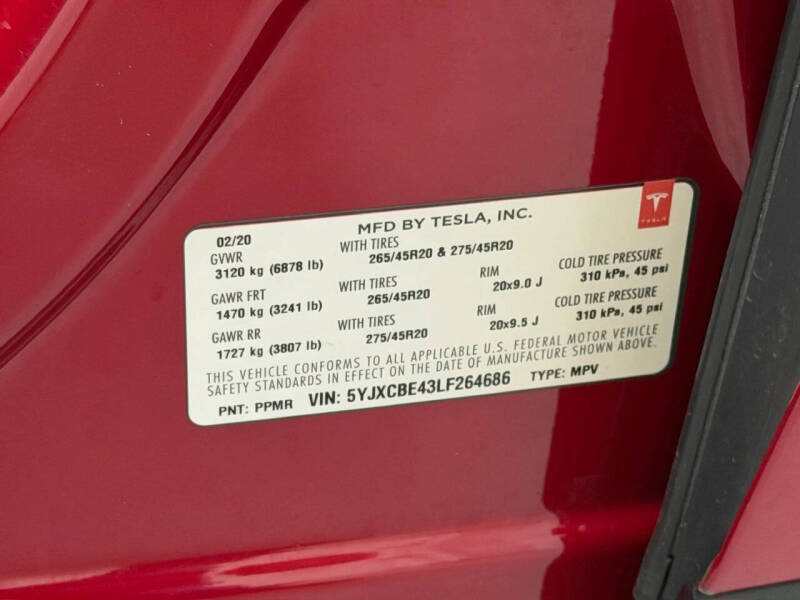 2020 Tesla Model X Performance