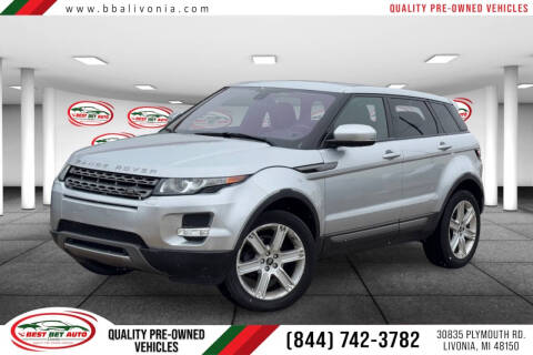 2013 Land Rover Range Rover Evoque for sale at Best Bet Auto in Livonia MI