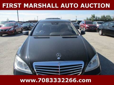 2011 Mercedes-Benz S-Class for sale at First Marshall Auto Auction in Harvey IL