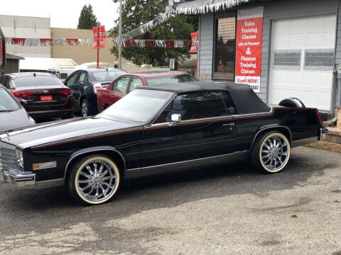1985 Cadillac Eldorado for sale at C&D Auto Sales Center in Kent WA
