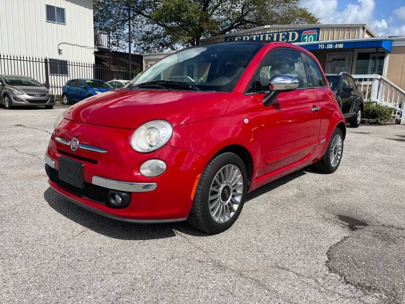 2012 FIAT 500c for sale at CERTIFIED AUTO GROUP in Houston TX
