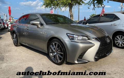 2016 Lexus GS 350 for sale at AUTO CLUB OF MIAMI, INC in Miami FL