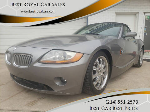 2003 BMW Z4 for sale at Best Royal Car Sales in Dallas TX