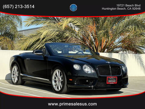 2014 Bentley Continental for sale at Prime Sales in Huntington Beach CA